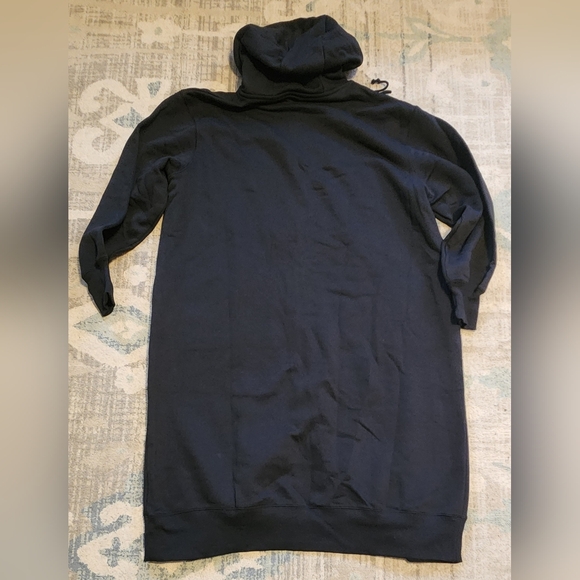 Women Nike Sportswear Phoenix Fleece Oversized Long Zip Hoodie. Black. XL. NWT - Picture 2 of 5